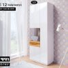 ויטרינה לסלון SILKE 12 גוון biały/wotan
