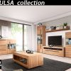 מזנון לסלון SYSTEM TULSA גוון אלון