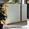 FADOME Komoda z szufladami Cristal