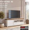 שידת טלוויזיה לסלון EVORA 40 אפר/אלון Lapcas