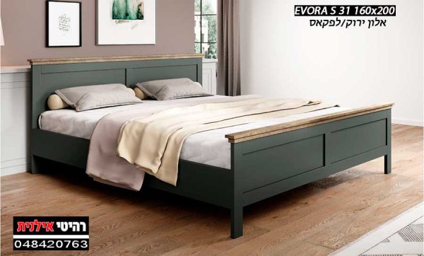 Кровать 160 зеленая ЭВОРА