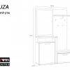 ארון כניסה TULUZA FORTE+4