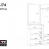 ארון כניסה TULUZA FORTE+5