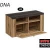 ארון כניסה LARONA 38 סאטן אגוז עץ מגע