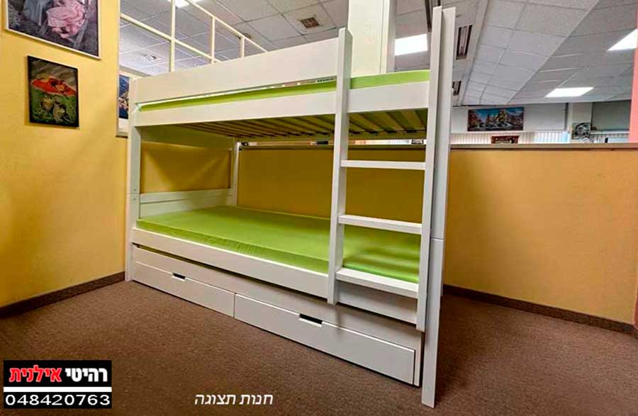 מיטת-קומתיים-מעץ-דגם-אלה